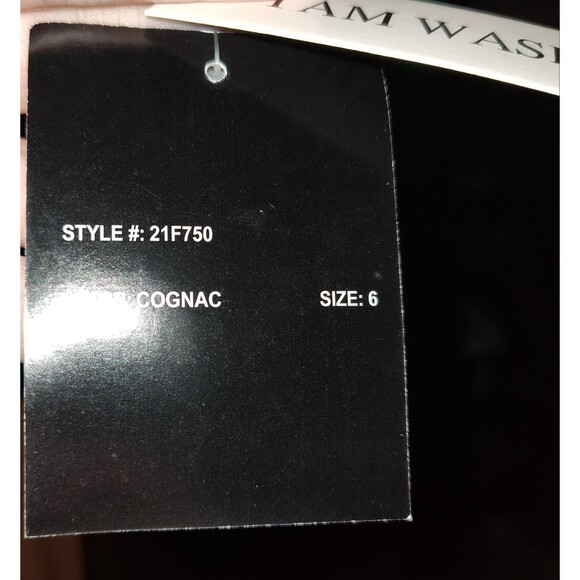 Addison Brown Faux Leather Dress - size 6 - Picture 5 of 5